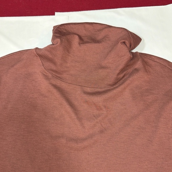 Peruvian Connection BROWN Nicole TURTLE NECK DRESS long Sleeves Flowy Women’s S - Picture 10 of 16